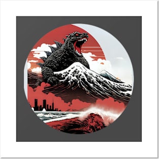 Kanagawa Monster Posters and Art